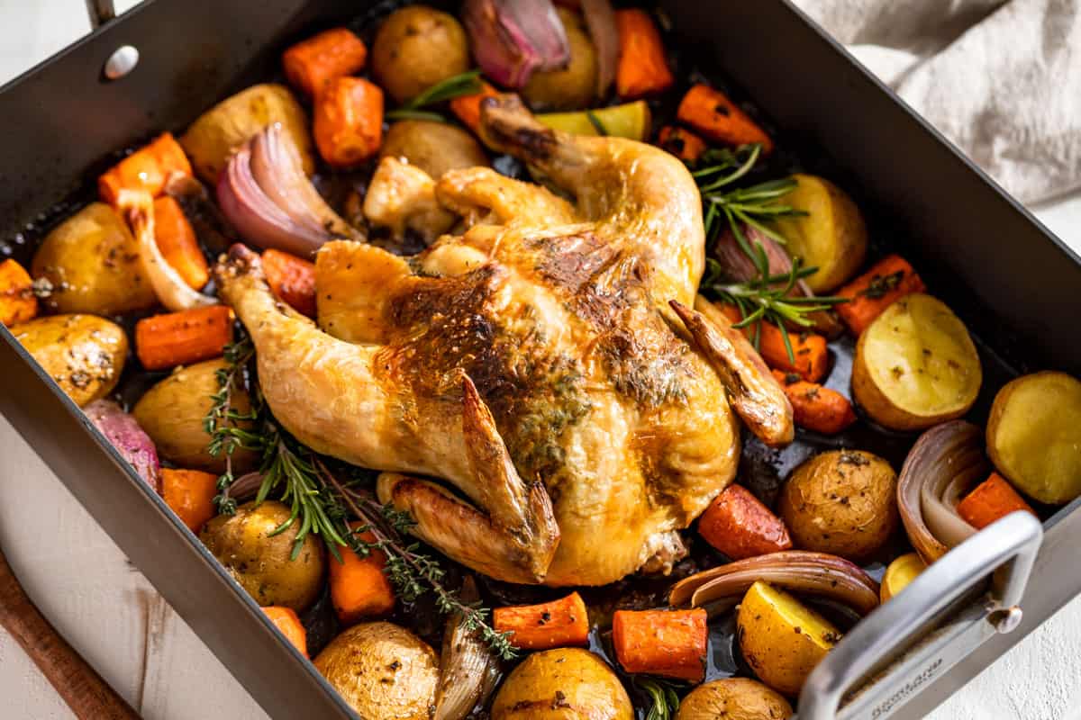 Roasted Chicken with Vegetables for passover