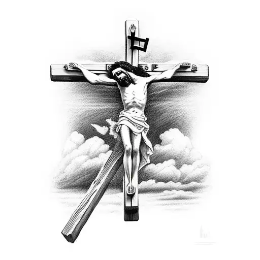 Jesus on the Cross Tattoo