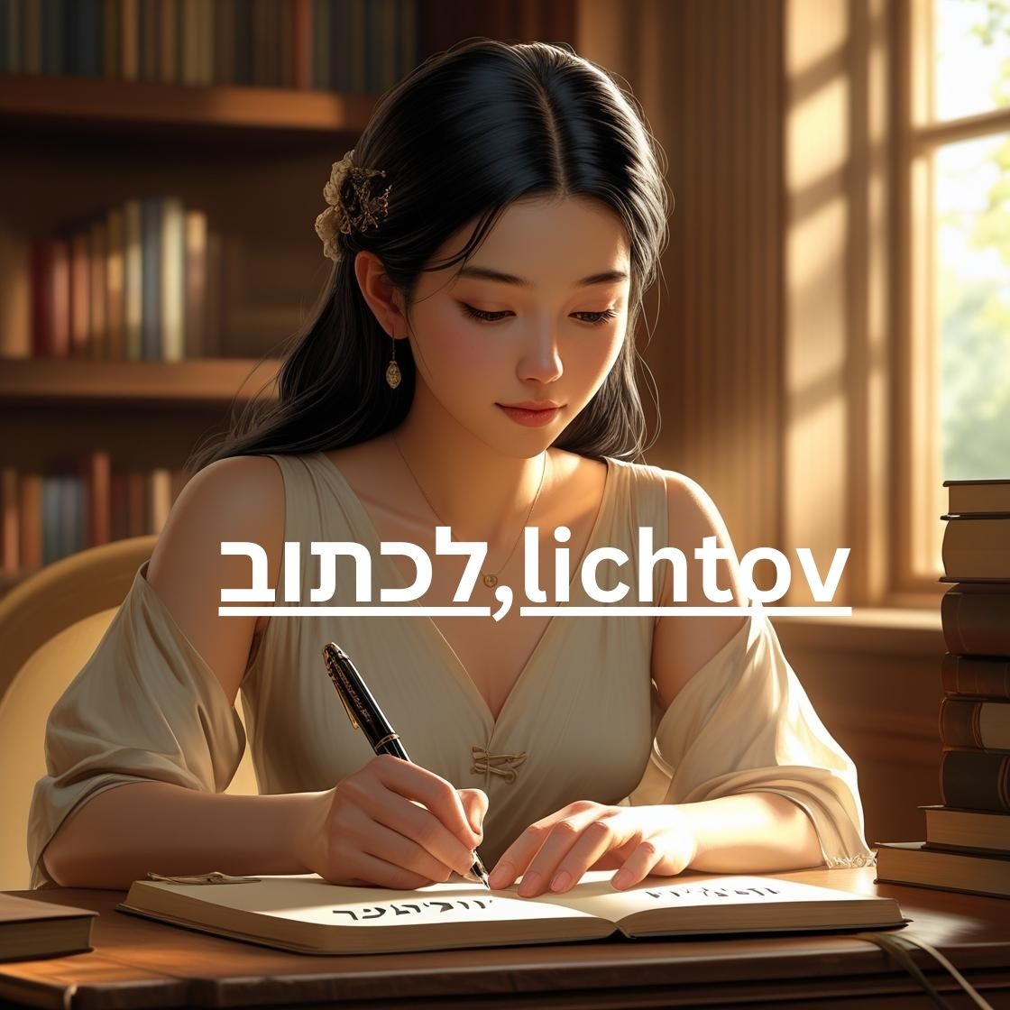 Hebrew Word of the Day-לכתוב,lichtov