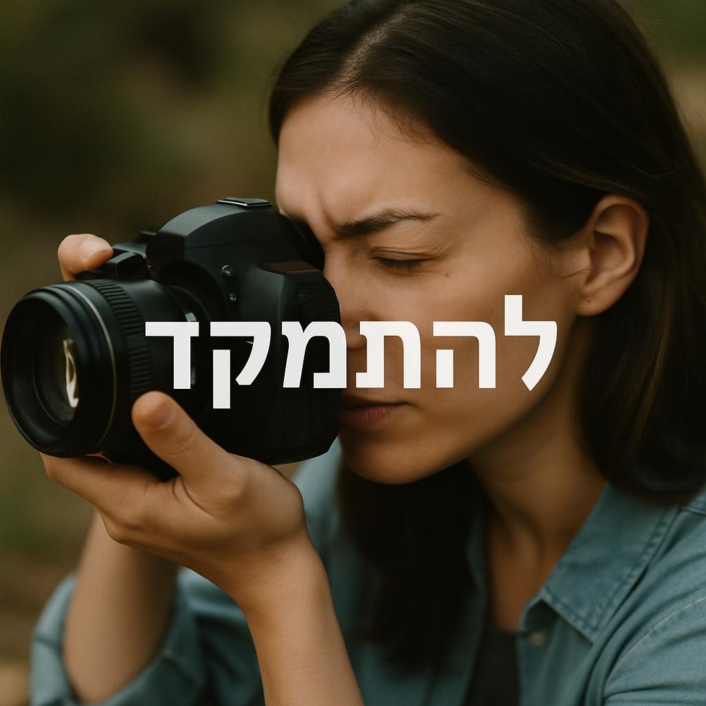 Hebrew Word of the Day-להתמקד,lehitmaked