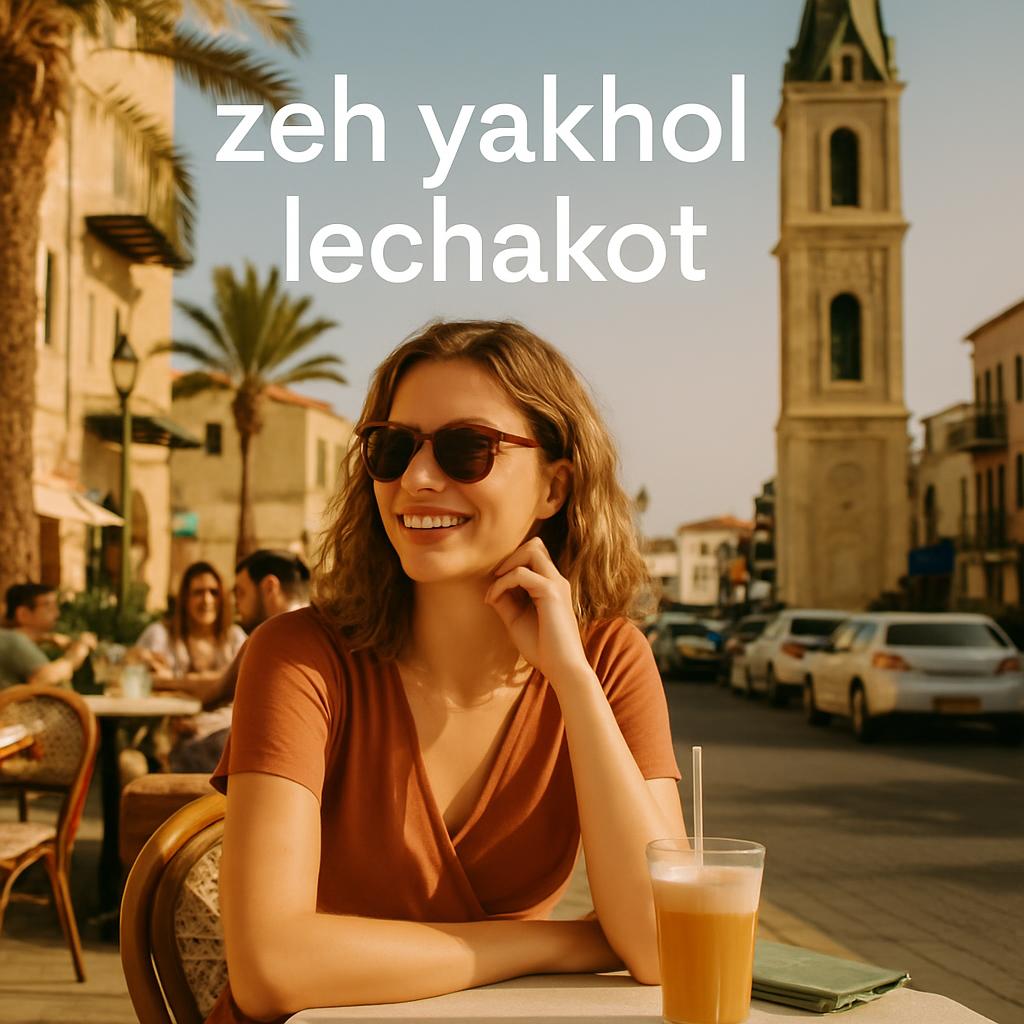 1 Minute Hebrew-זה יכול לחכות,zeh yakhol lechakot