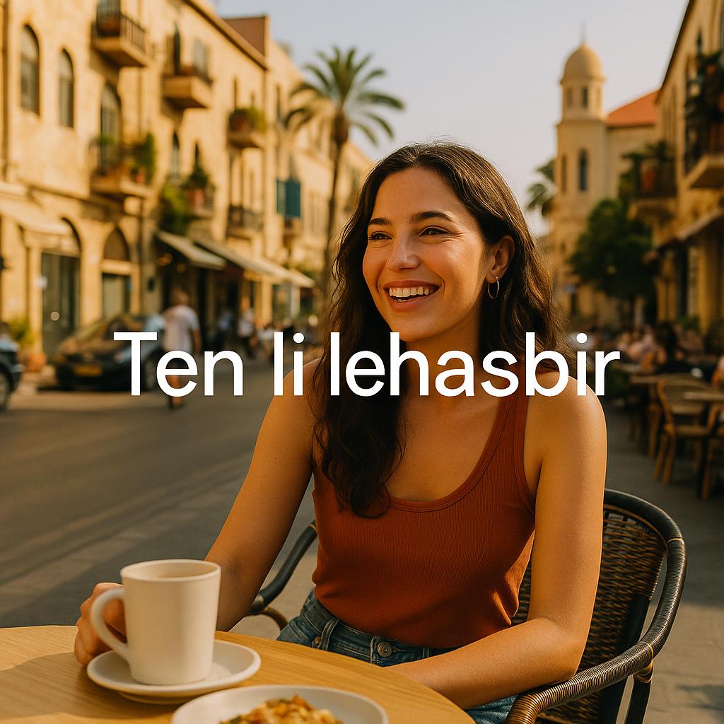 1 Minute Hebrew-תן לי להסביר,Ten li lehasbir
