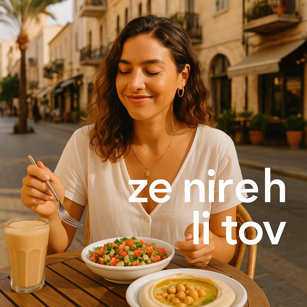 1 Minute Hebrew-זה נראה לי טוב,ze nireh li tov