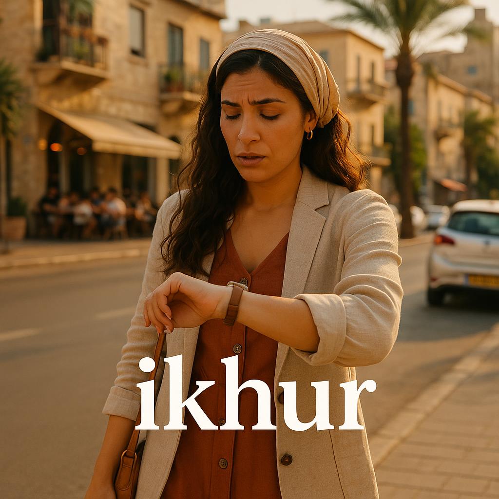 1 Minute Hebrew-איחור,ikhur