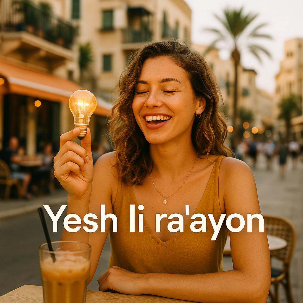 1 Minute Hebrew-יש לי רעיון,Yesh li ra’ayon