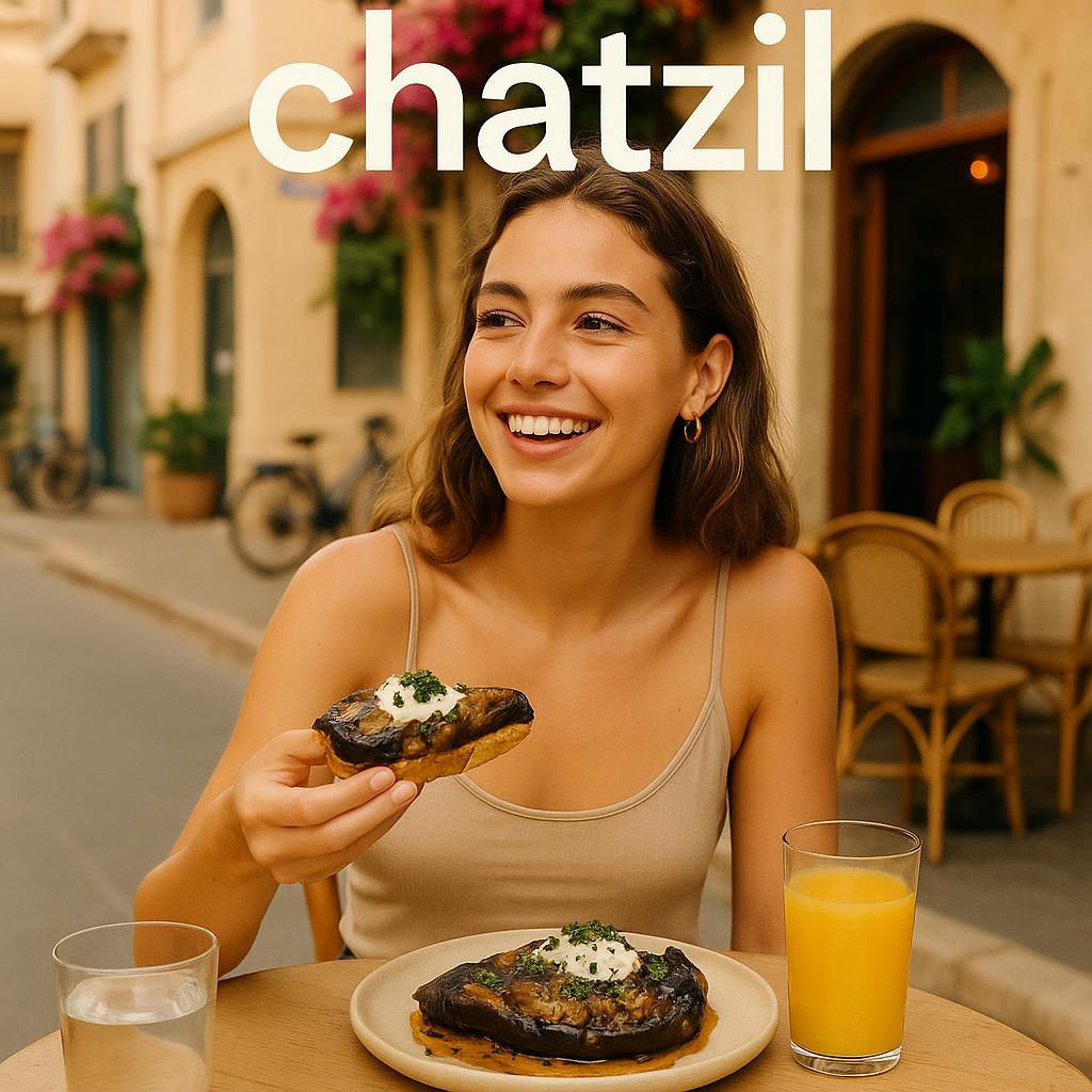 1 Minute Hebrew-חציל,chatzil