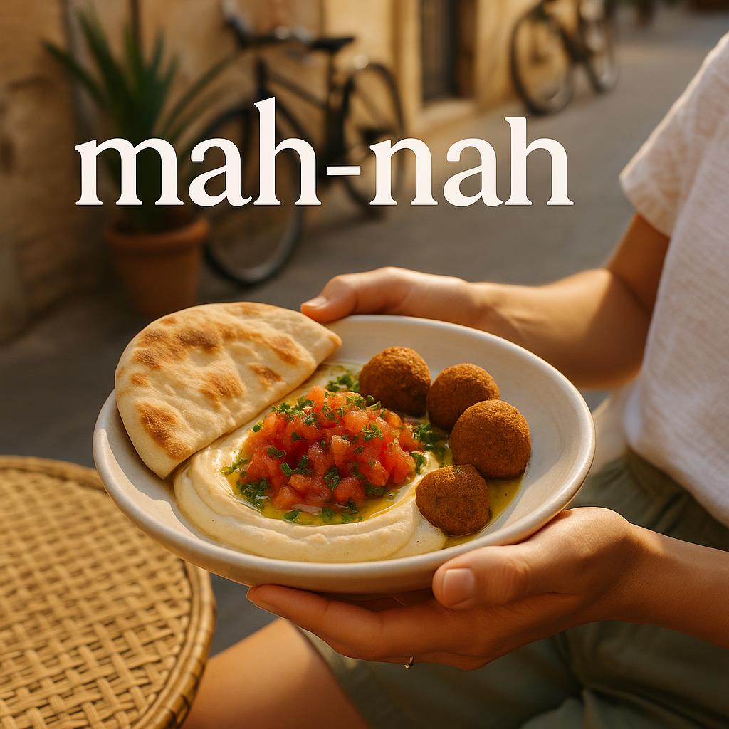 1 Minute Hebrew-מנה,mah-nah