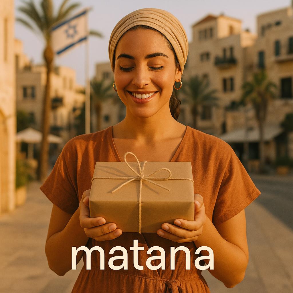 1 Minute Hebrew-מתנה,matana